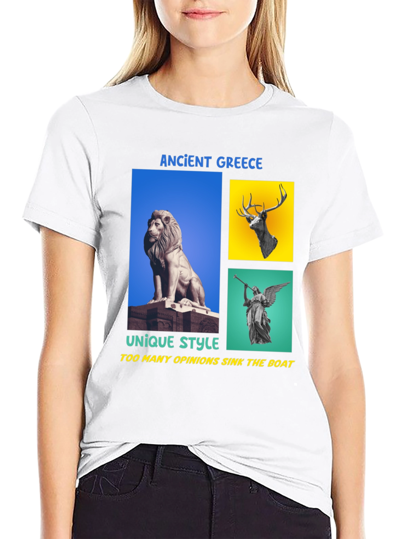 Ancient Greece Style Graphic Tee