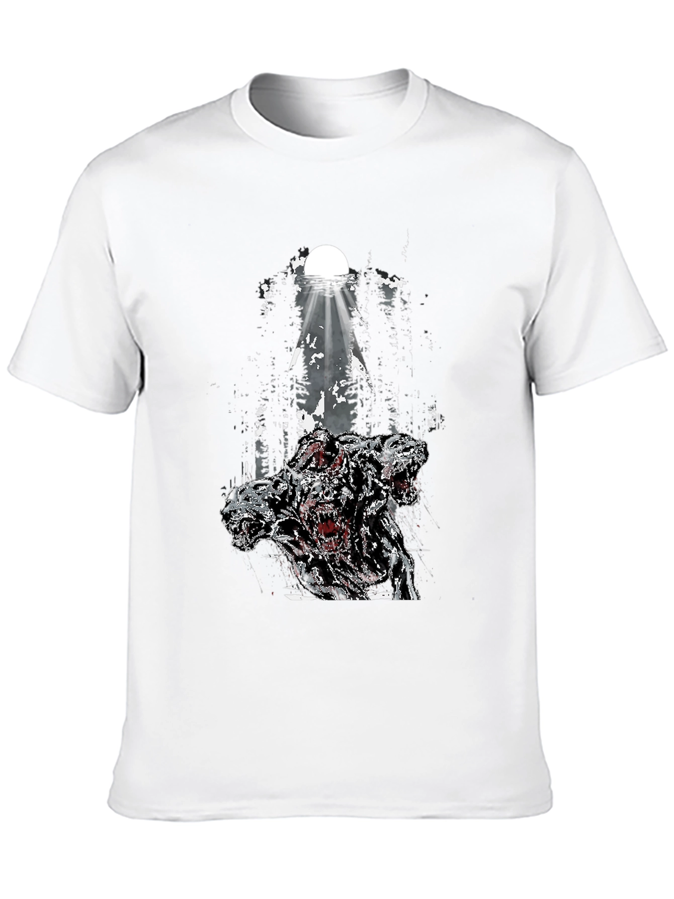 Three-Headed Dog Graphic T-Shirt