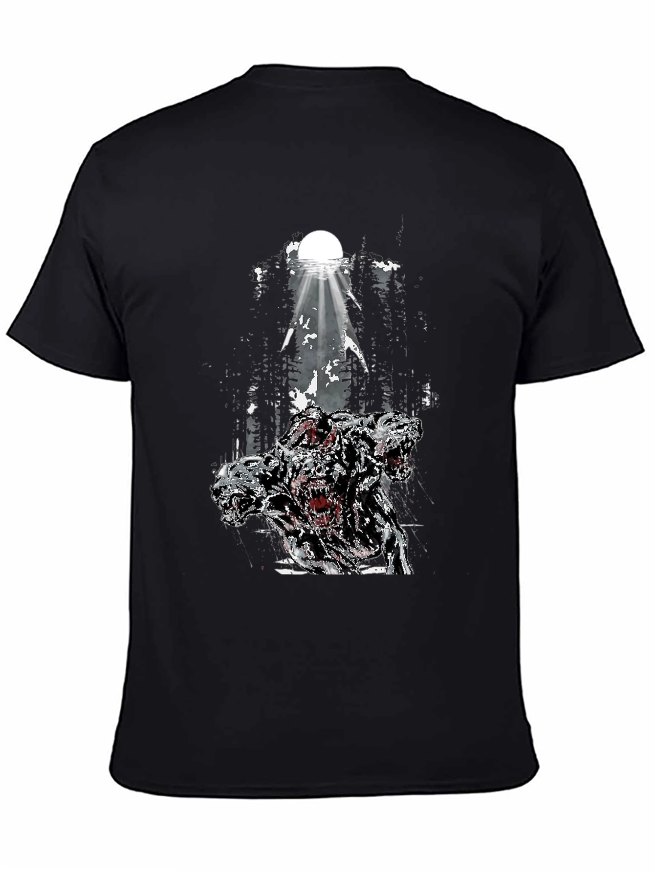 Three-Headed Dog Graphic T-Shirt