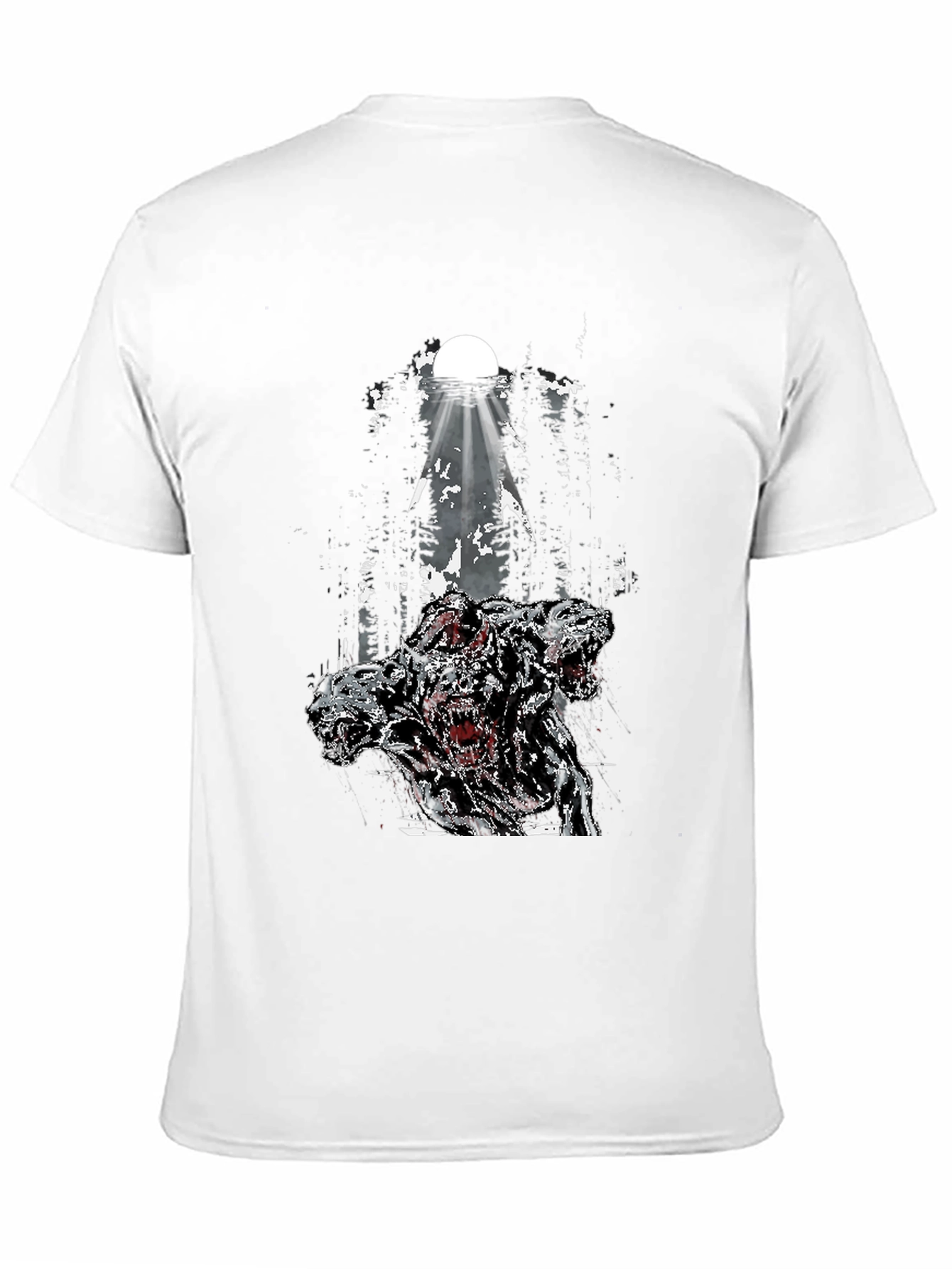Three-Headed Dog Graphic T-Shirt