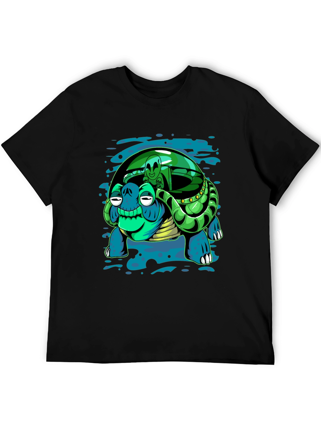 Alien Turtle Graphic T-Shirt