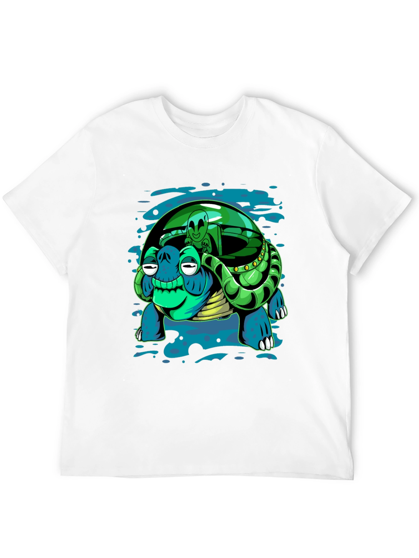Alien Turtle Graphic T-Shirt