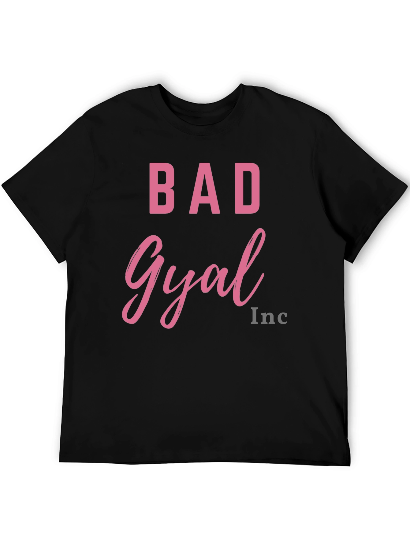 Bad Gyal Inc. Black Graphic T-Shirt