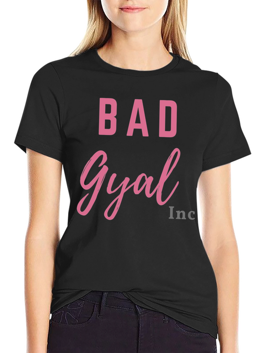 Bad Gyal Inc. Black Graphic T-Shirt