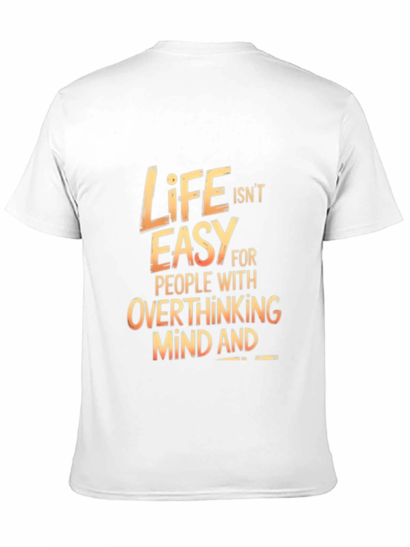 Life Isnt Easy Graphic Print Black T-Shirt