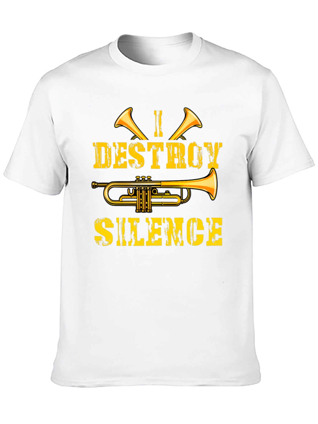 I Destroy Silence Trumpet T-Shirt