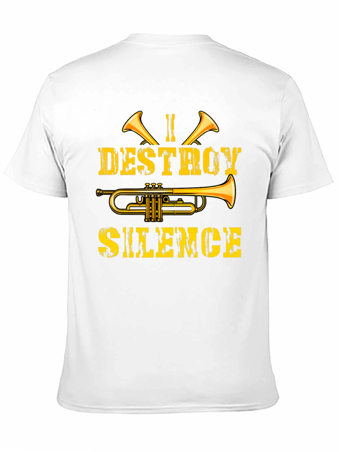 I Destroy Silence Trumpet T-Shirt