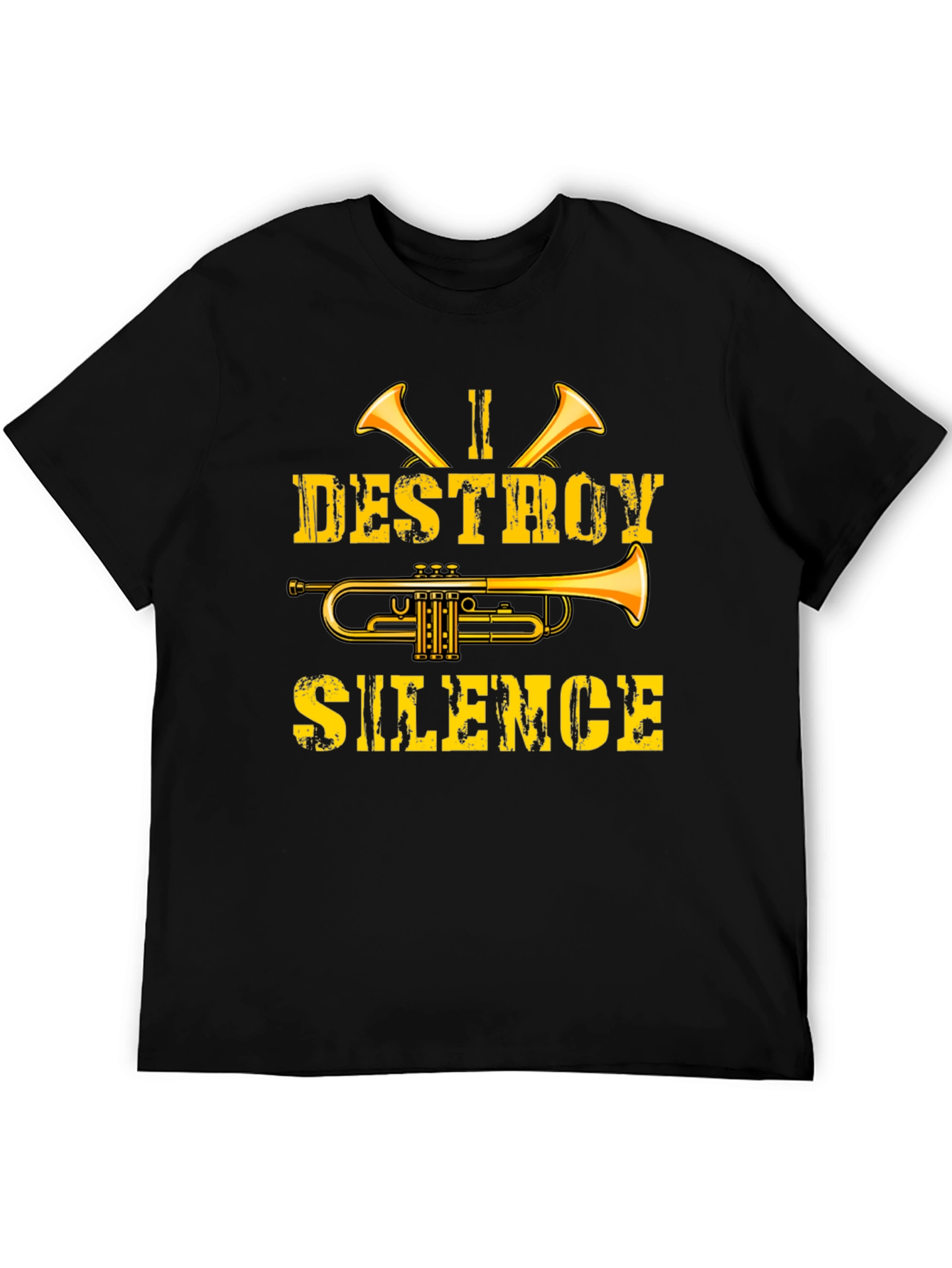 I Destroy Silence Trumpet T-Shirt