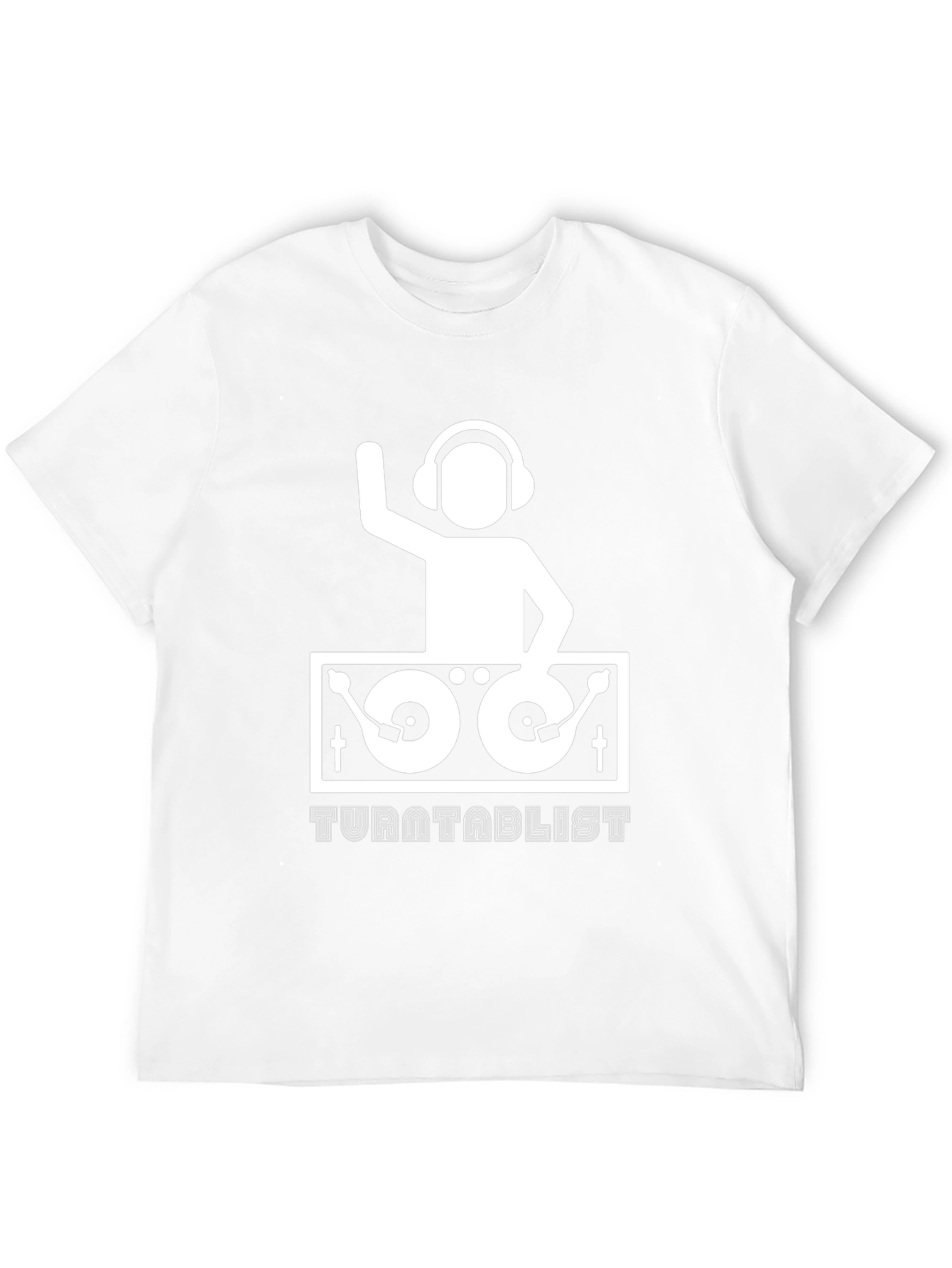 Turntablist DJ Graphic Tee - Black