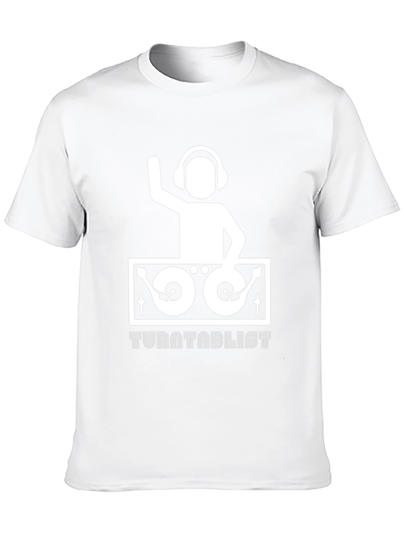 Turntablist DJ Graphic Tee - Black