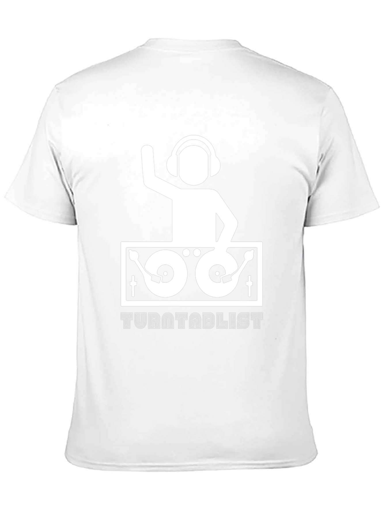 Turntablist DJ Graphic Tee - Black