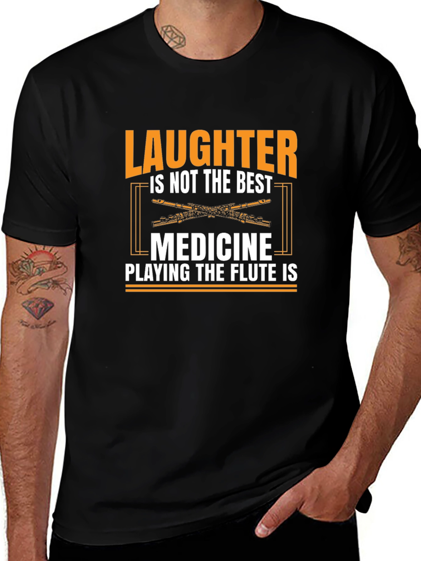 Laughter Not Best Medicine Flute T-Shirt