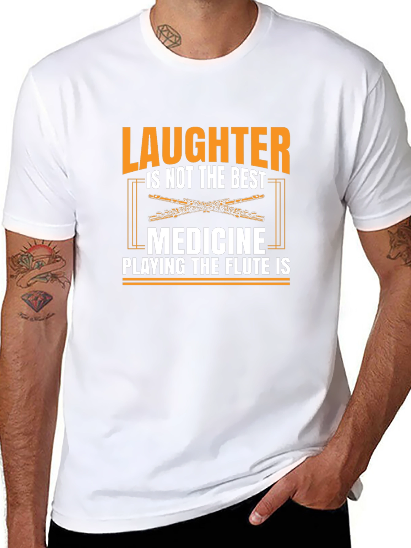 Laughter Not Best Medicine Flute T-Shirt