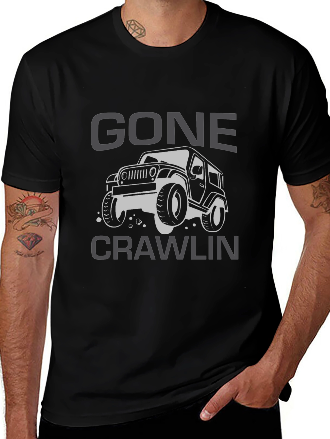 Gone Crawlin Jeep T-Shirt - Off-Road Adventure Tee