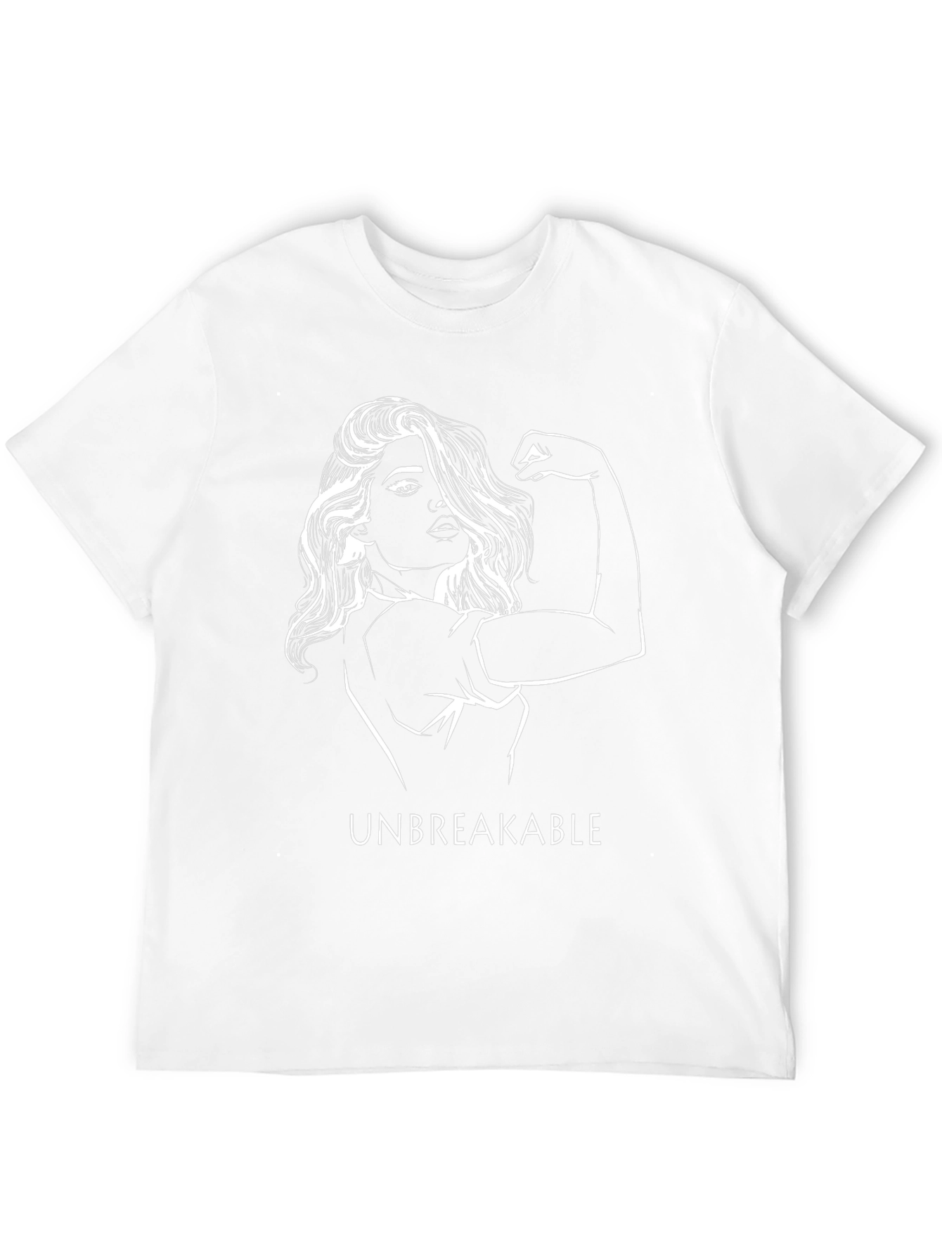 Unbreakable Woman Graphic Tee - Black