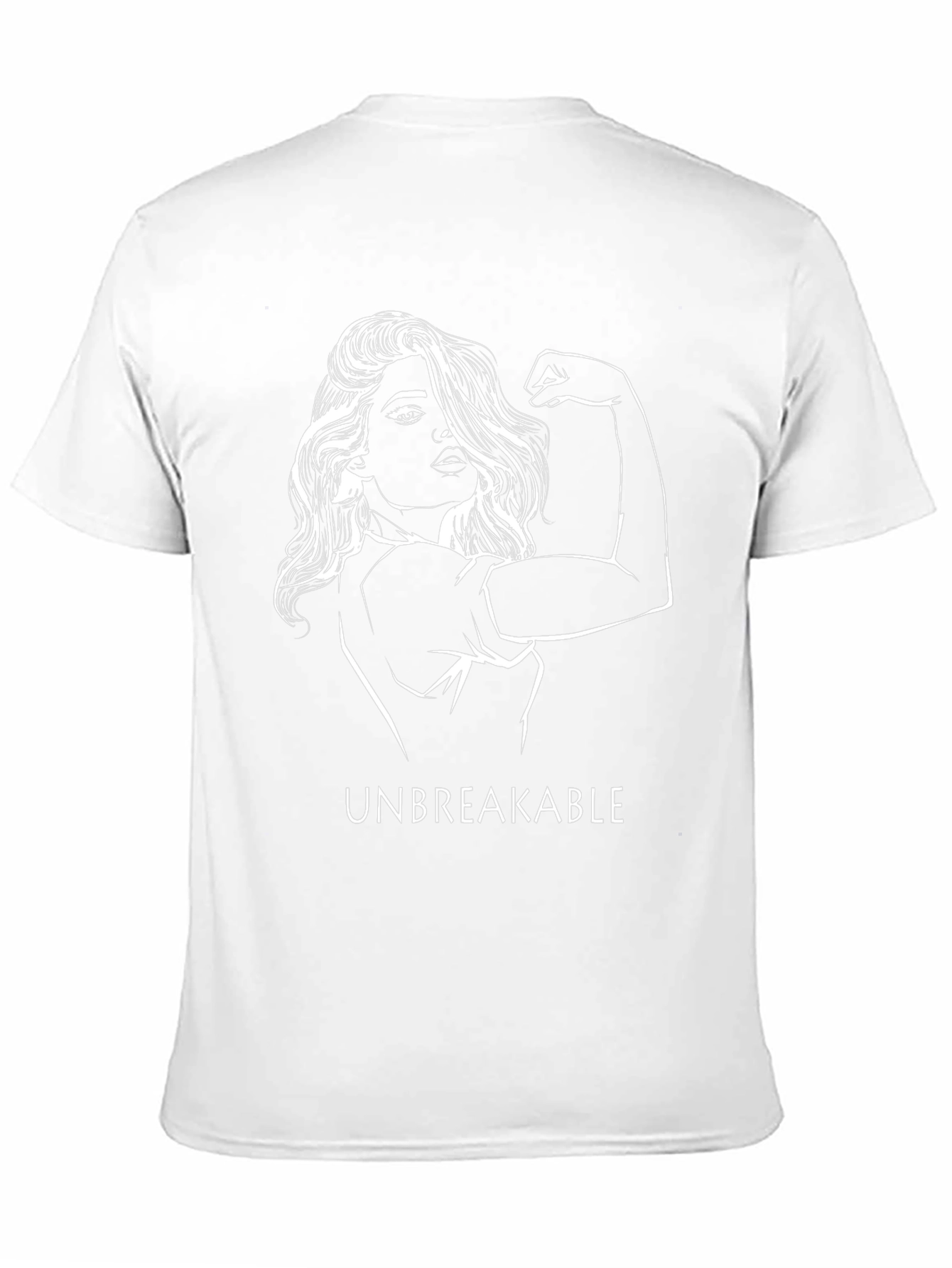 Unbreakable Woman Graphic Tee - Black