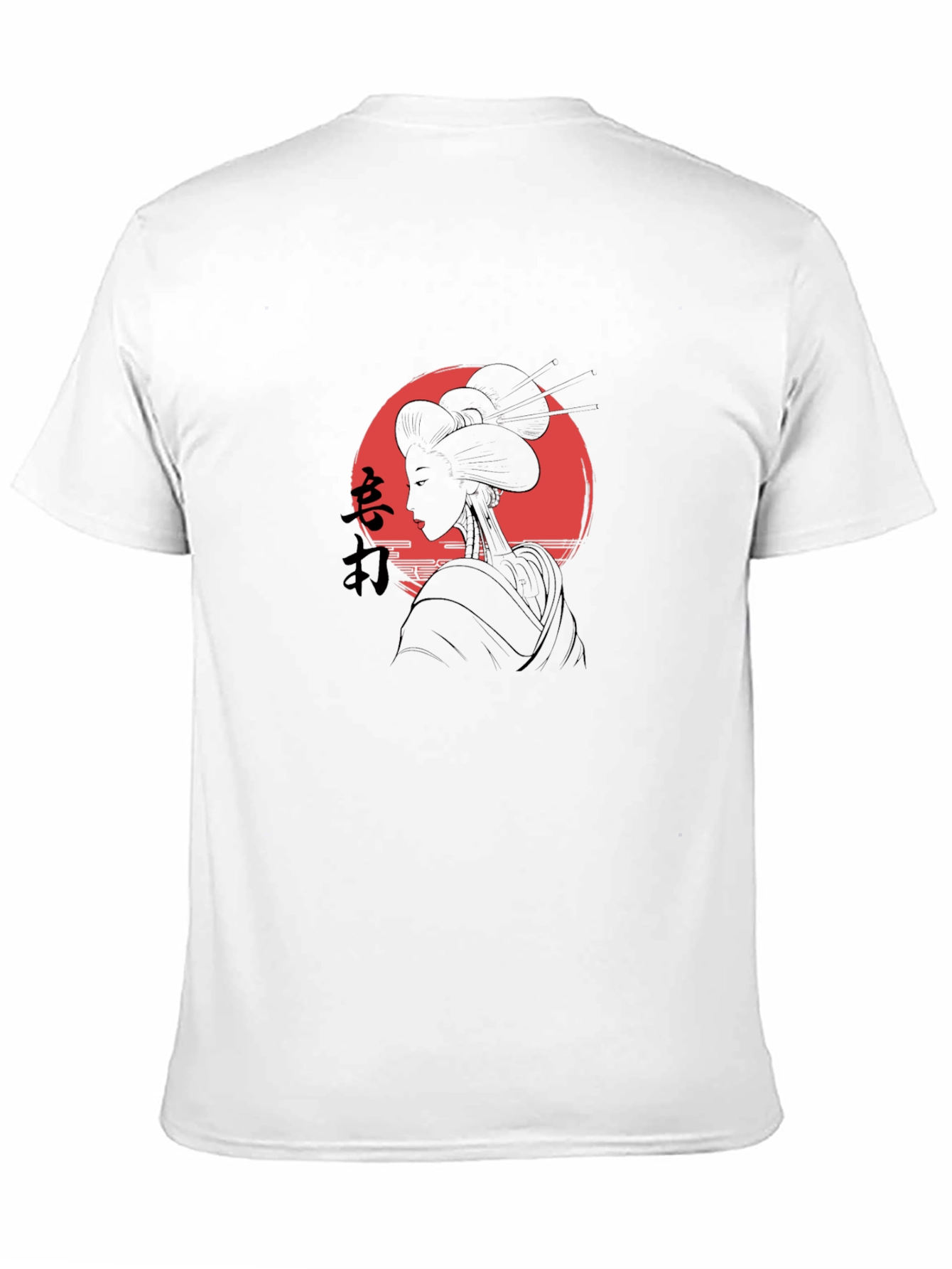Geisha Graphic Black T-Shirt