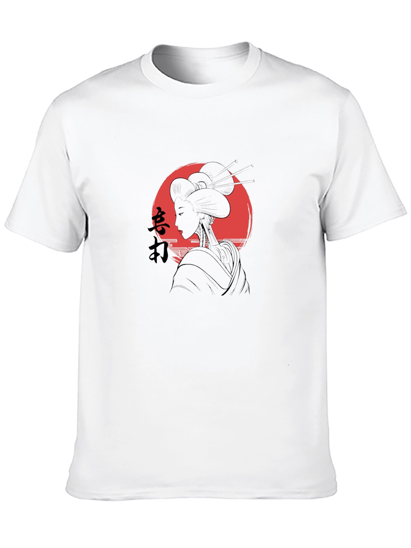 Geisha Graphic Black T-Shirt