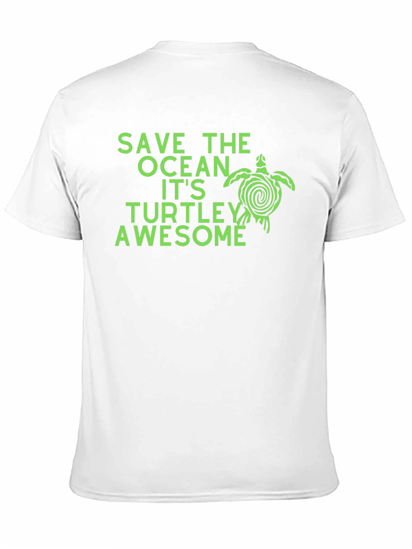 Save the Ocean Turtle Graphic Tee - Awesome!