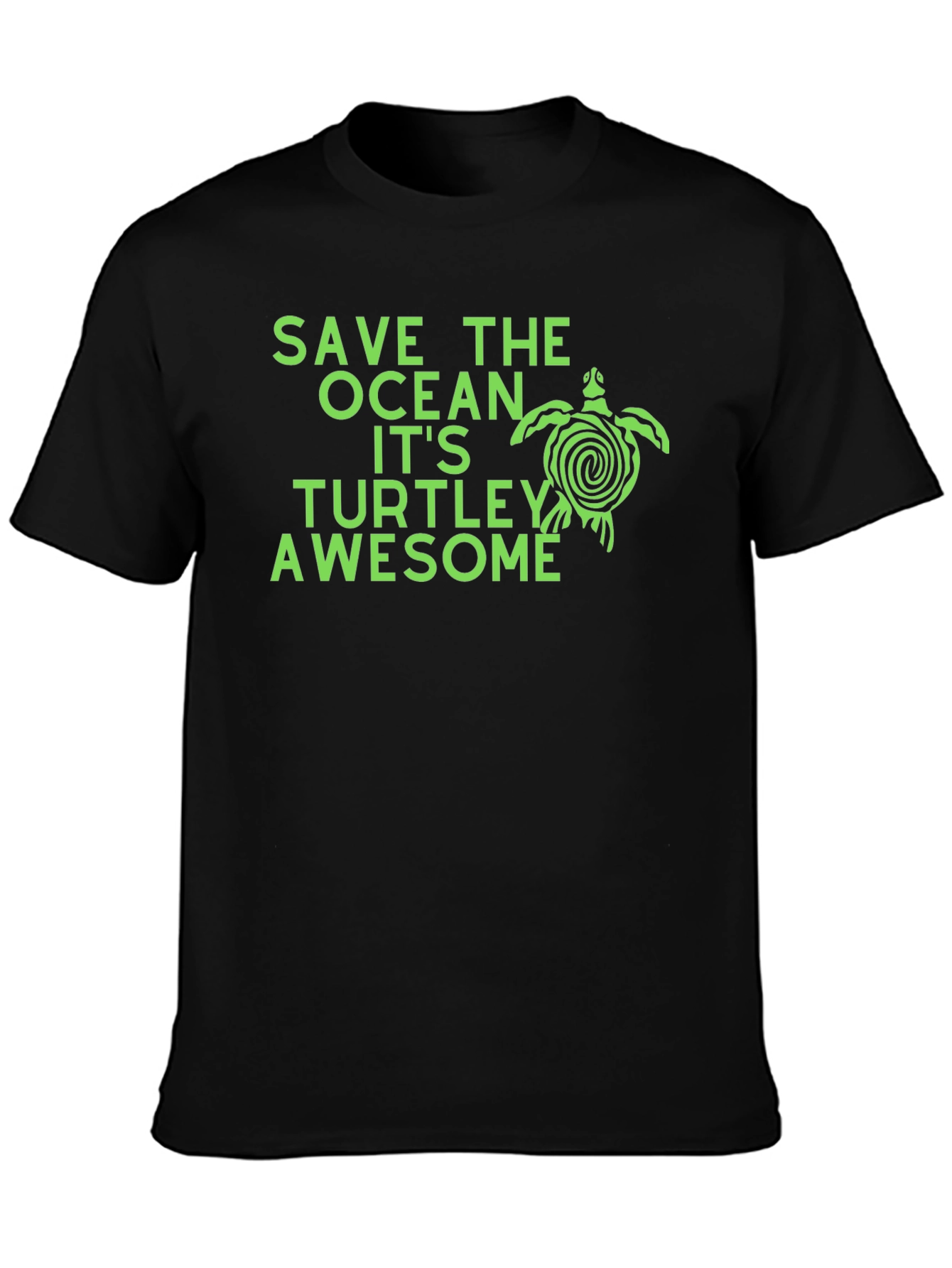 Save the Ocean Turtle Graphic Tee - Awesome!