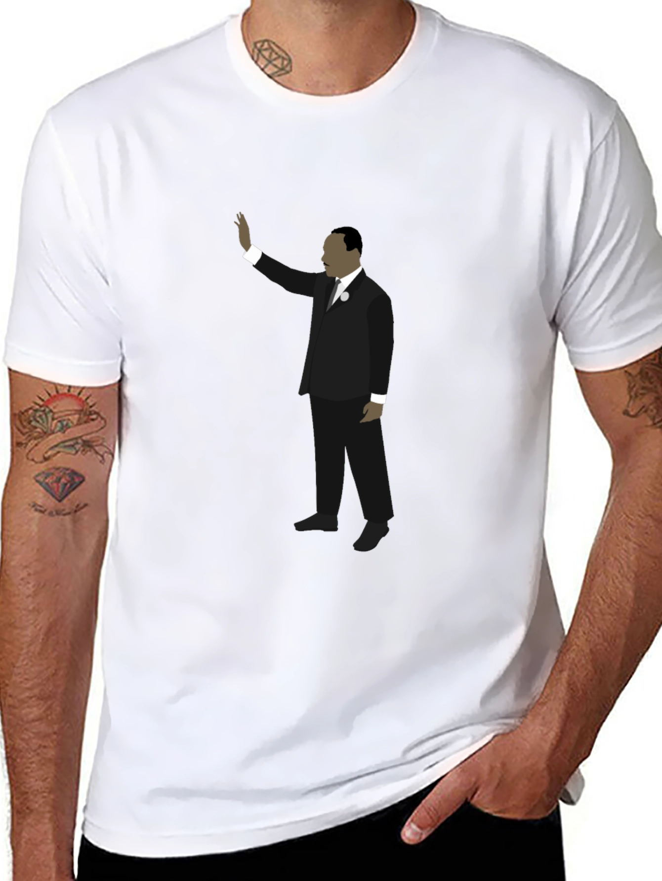 MLK Graphic Tee - Civil Rights Icon T-Shirt