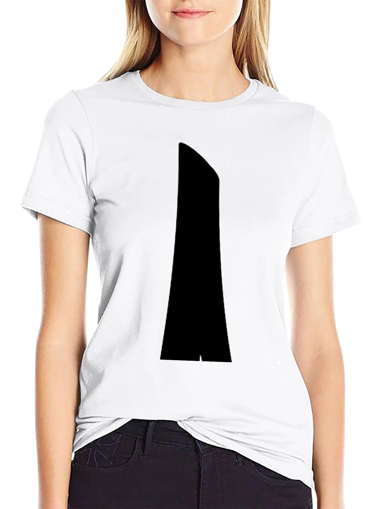 Modern Black Graphic Tee - Stylish Comfort