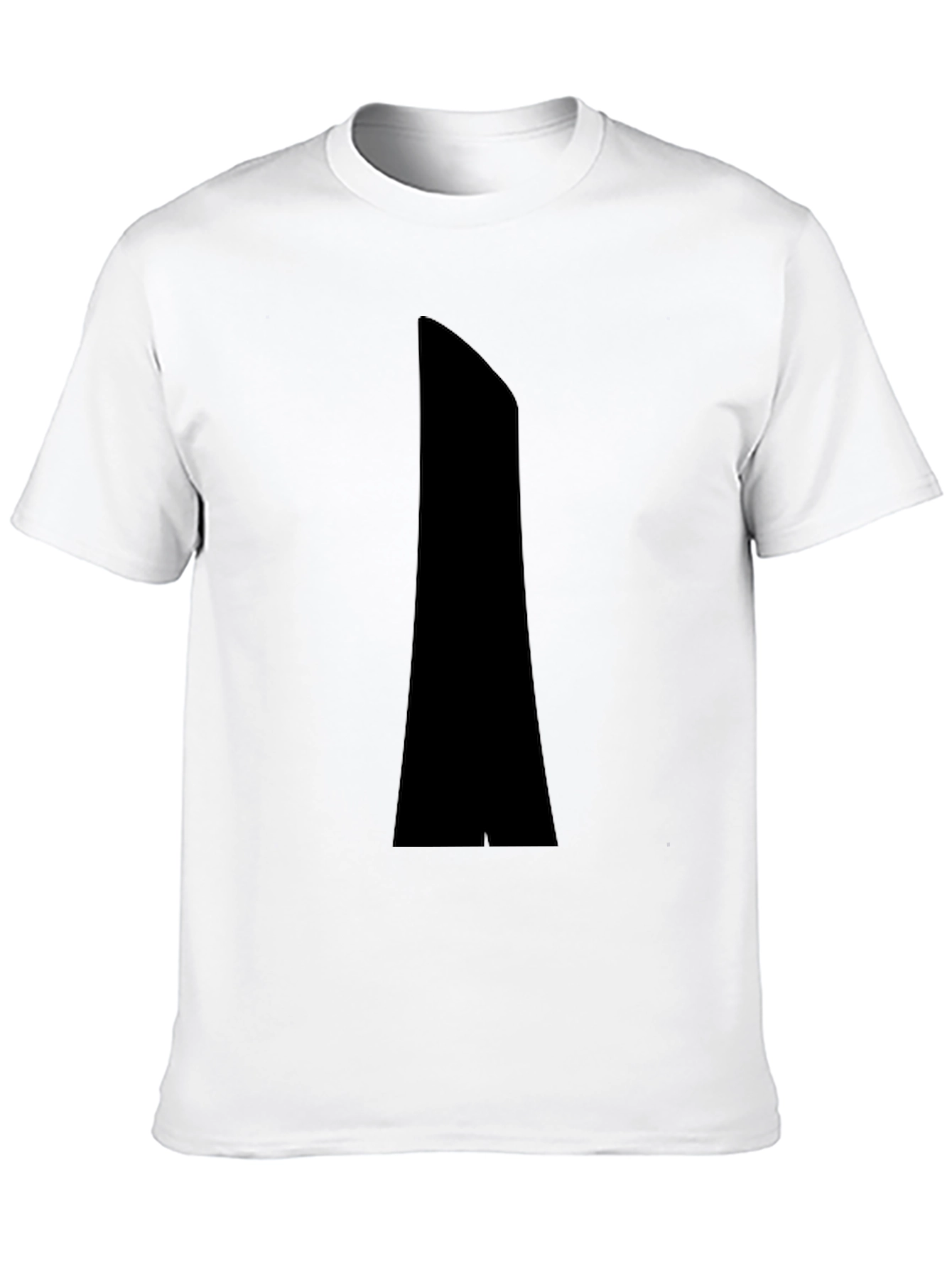 Modern Black Graphic Tee - Stylish Comfort