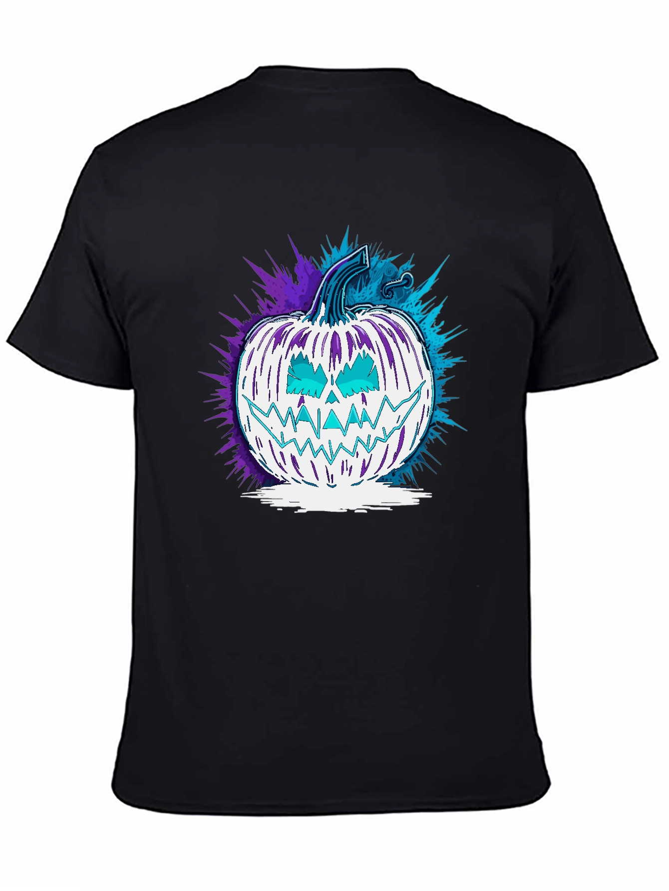 Spooky Pumpkin Graphic Tee - Halloween Style