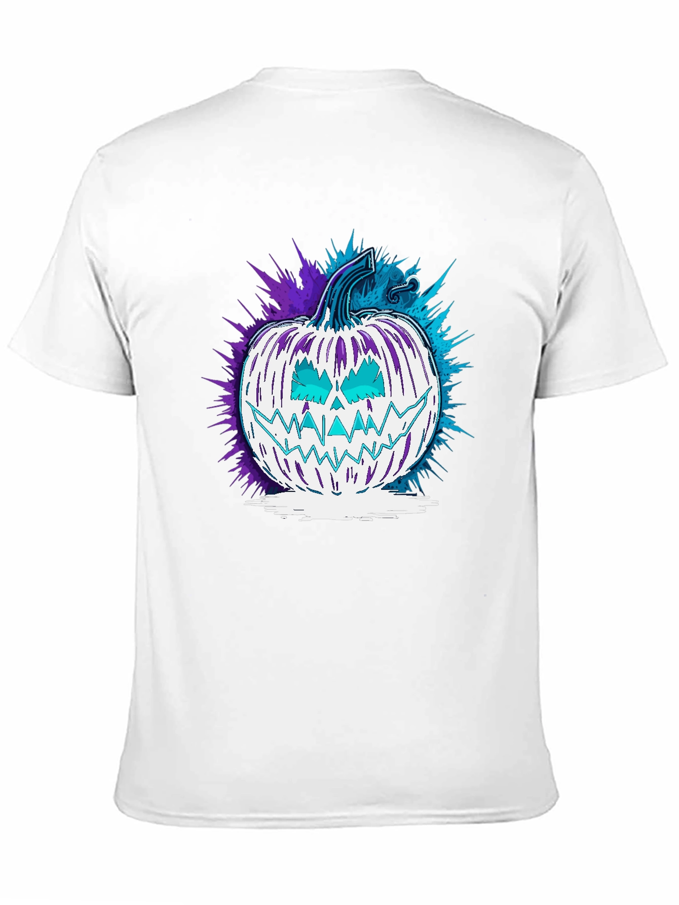 Spooky Pumpkin Graphic Tee - Halloween Style