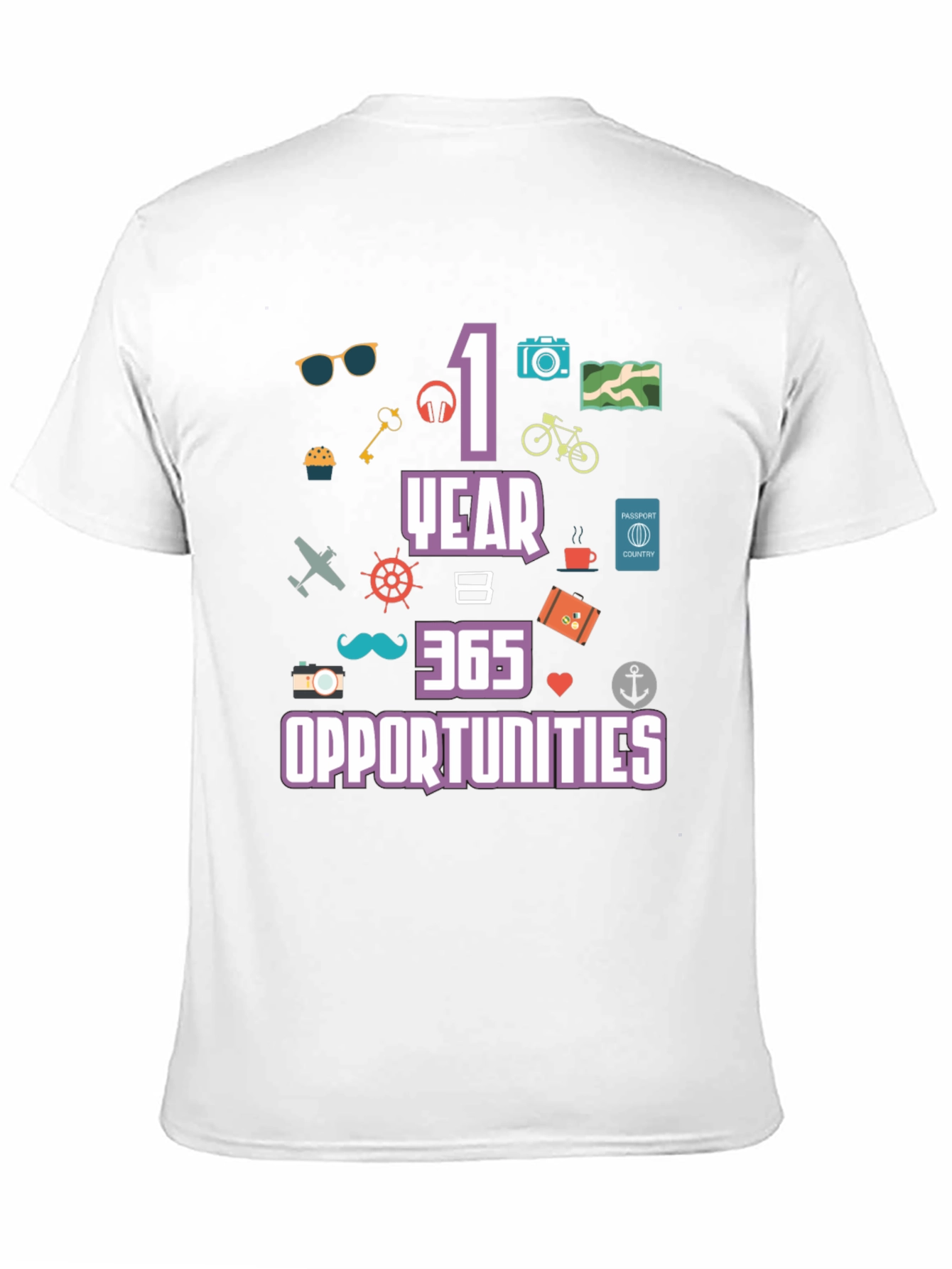 1 Year 365 Opportunities Graphic T-Shirt