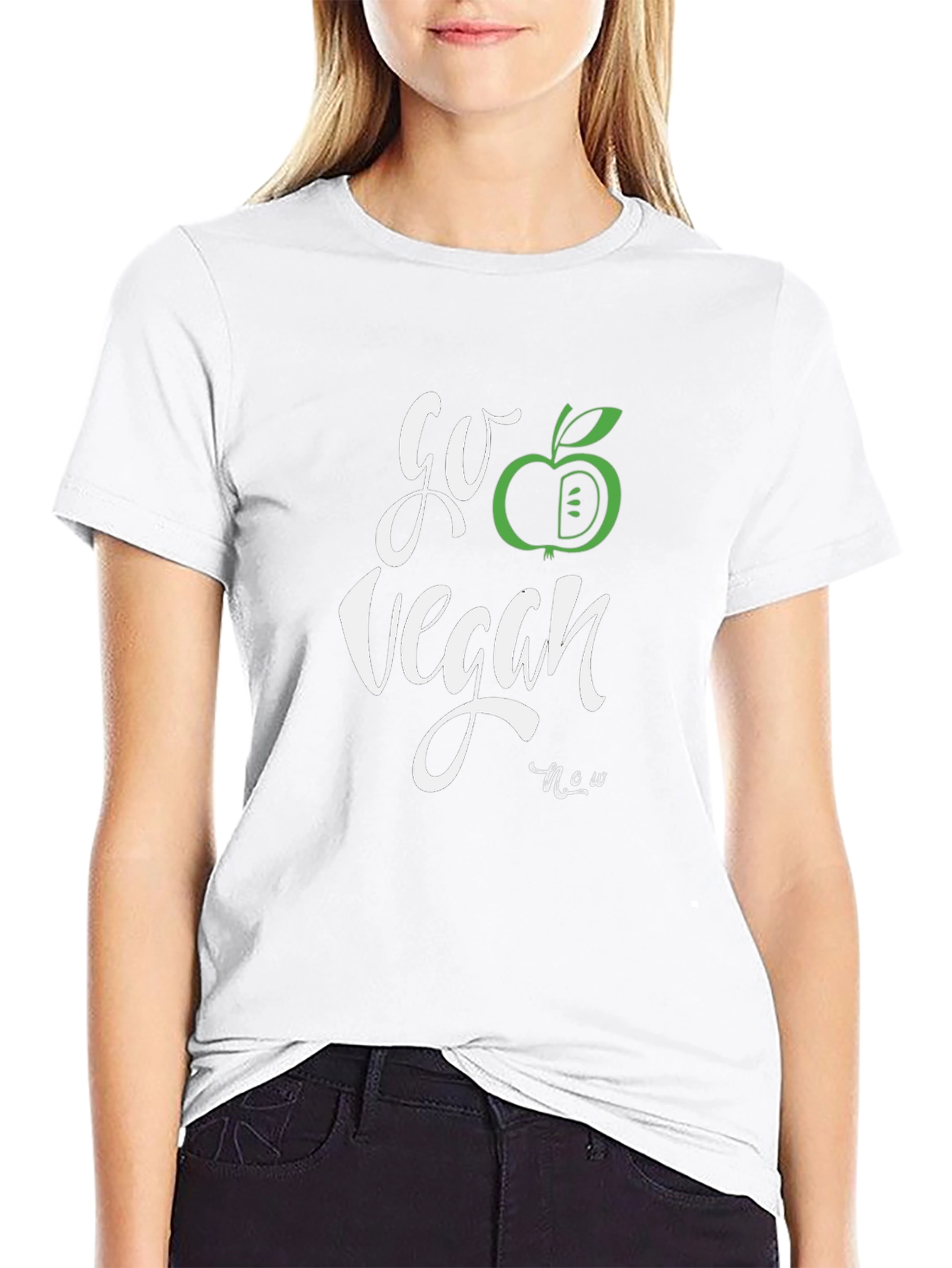 Go Vegan Now Black T-Shirt - Stylish & Ethical