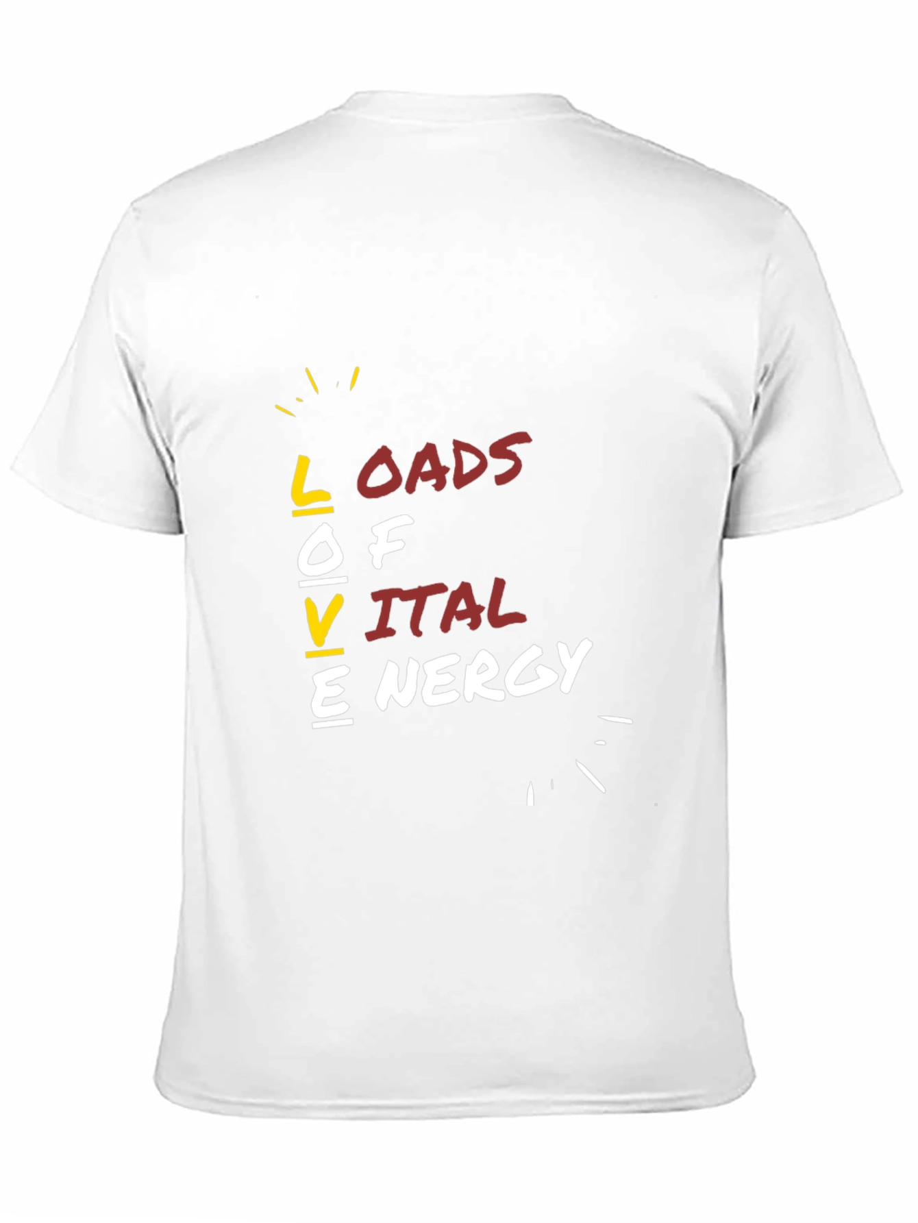 Loads of Vital Energy Graphic Tee - Black