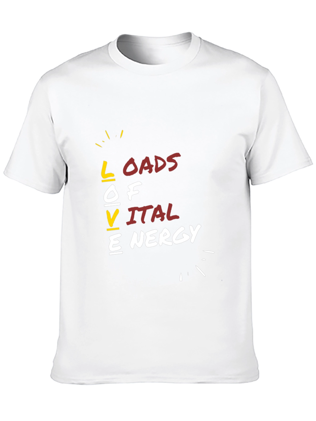 Loads of Vital Energy Graphic Tee - Black