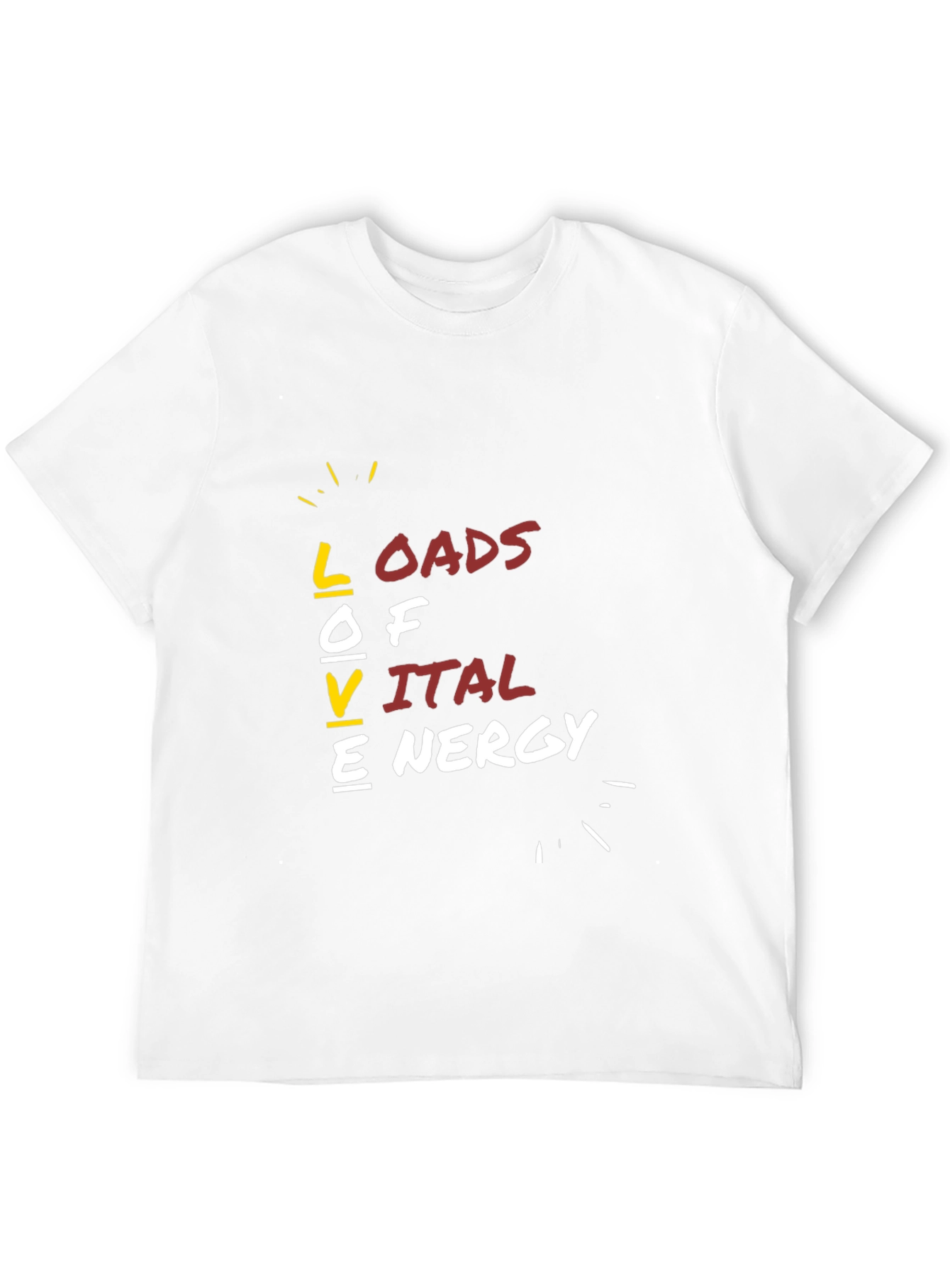 Loads of Vital Energy Graphic Tee - Black