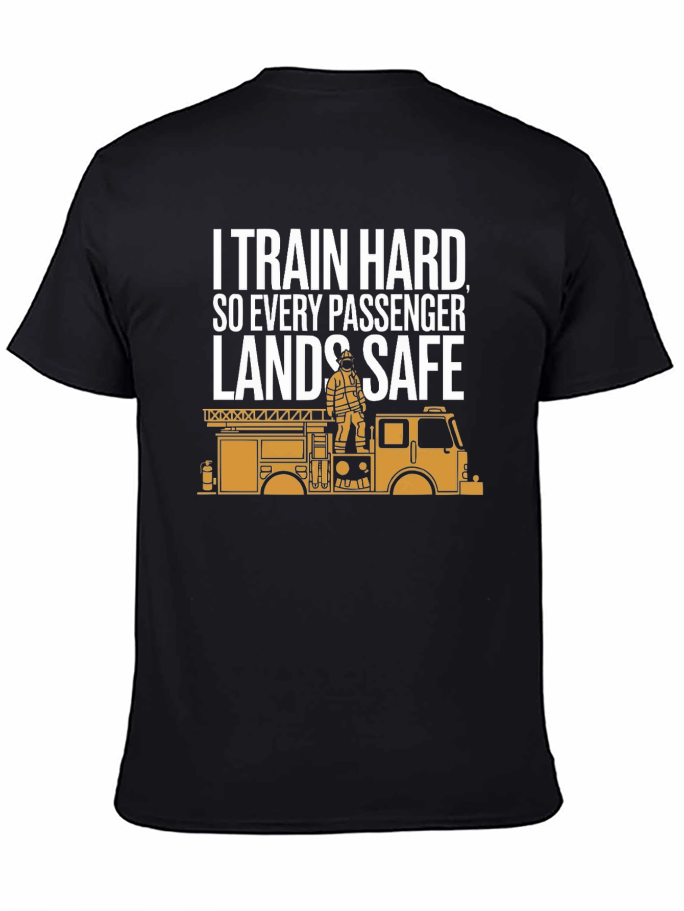 Firefighter Training T-Shirt - Emergency Rescue Design