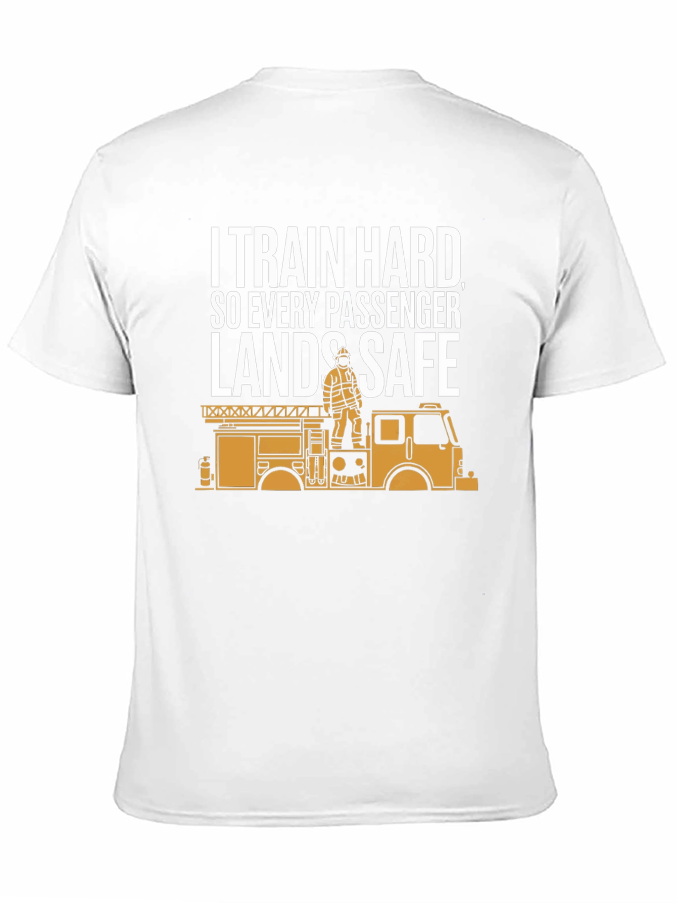Firefighter Training T-Shirt - Emergency Rescue Design