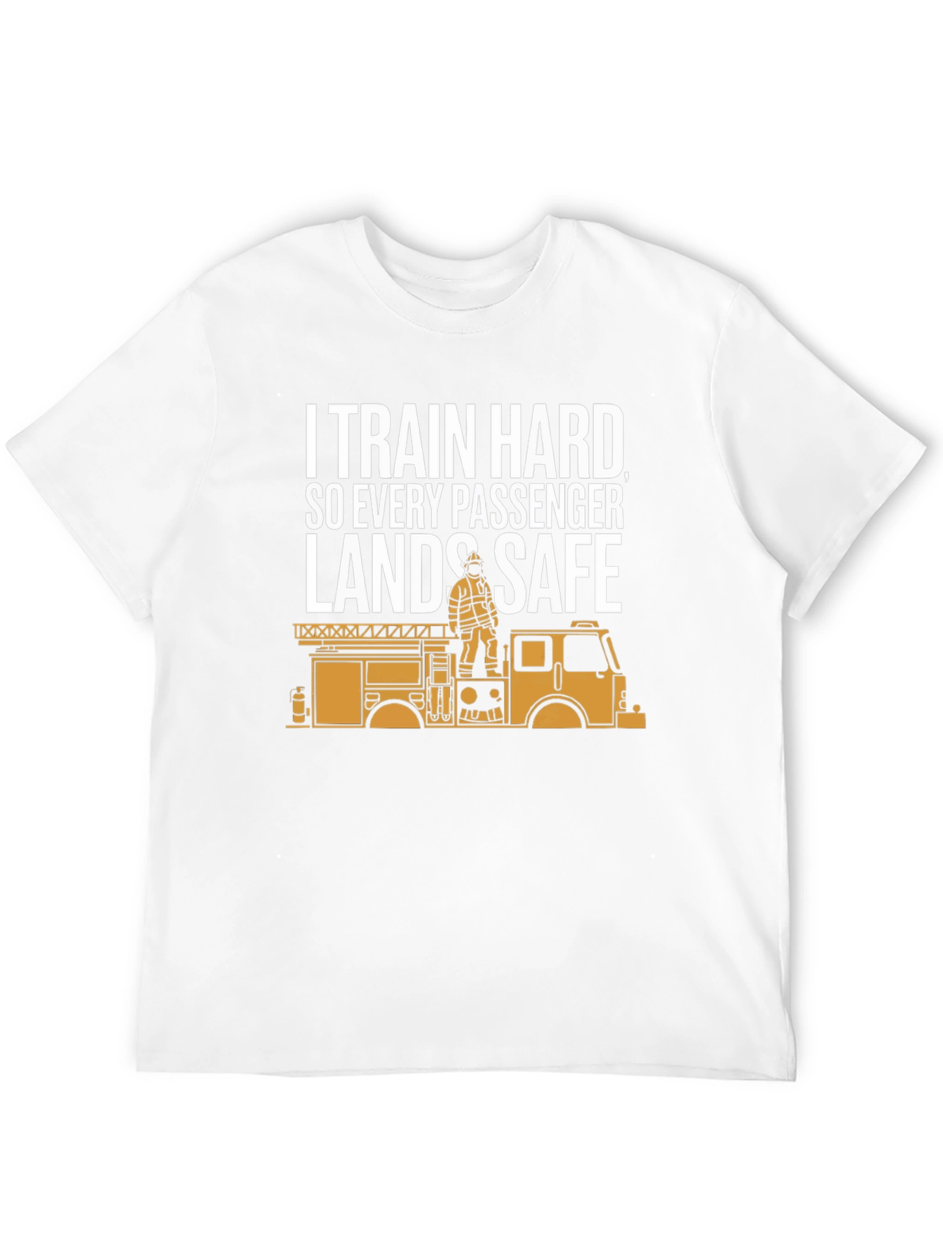 Firefighter Training T-Shirt - Emergency Rescue Design