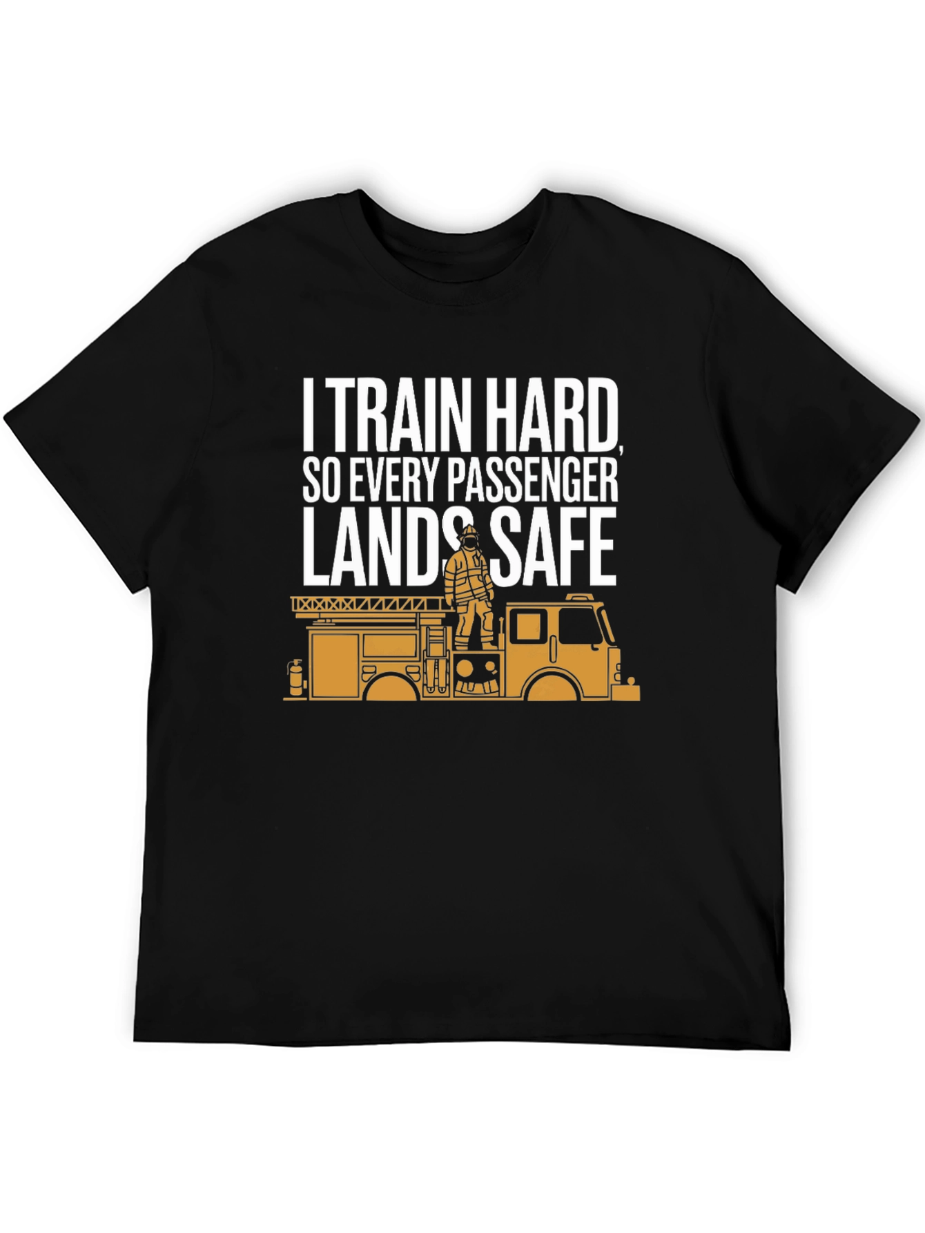 Firefighter Training T-Shirt - Emergency Rescue Design
