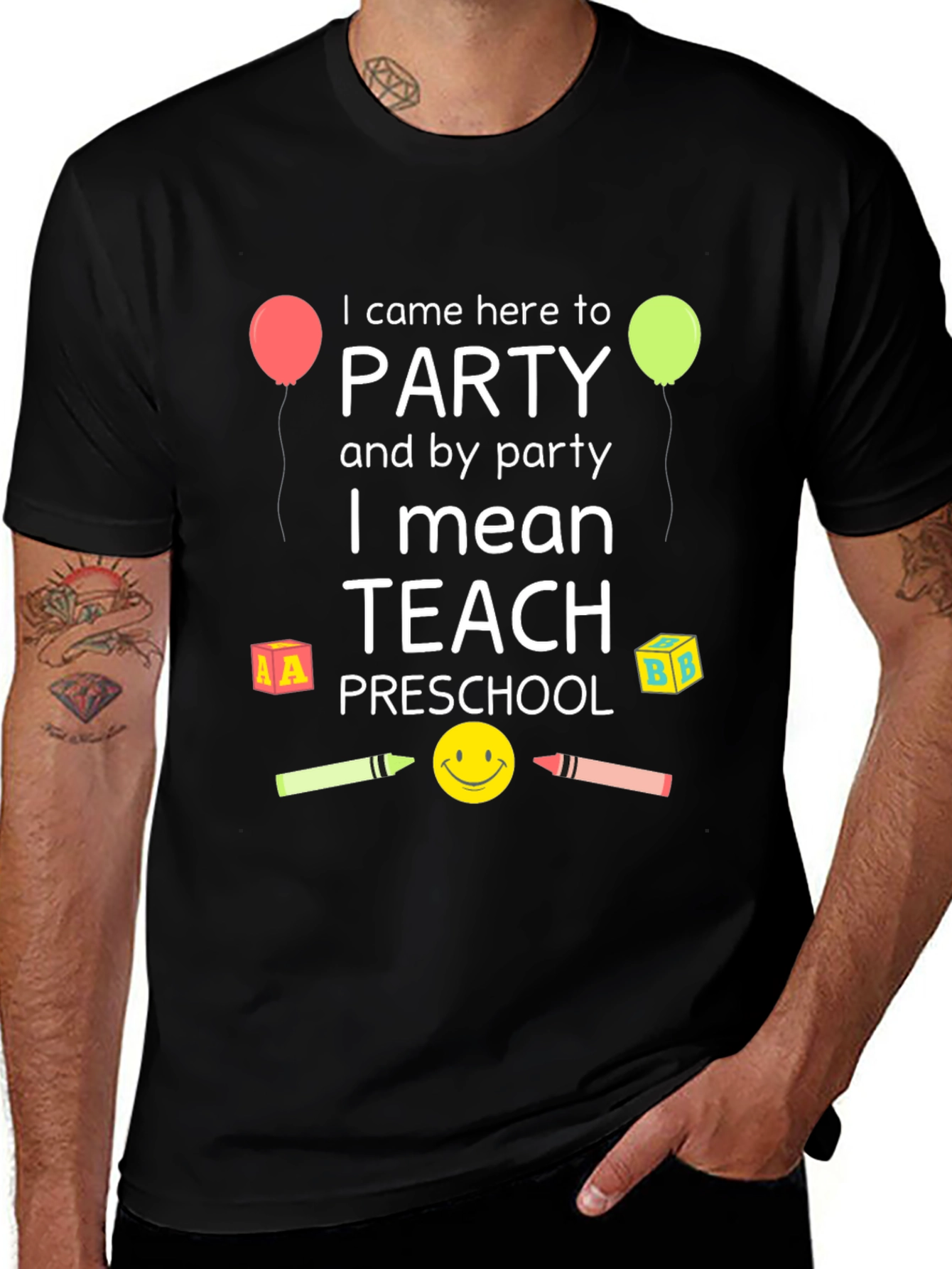 Preschool Teacher Party T-Shirt
