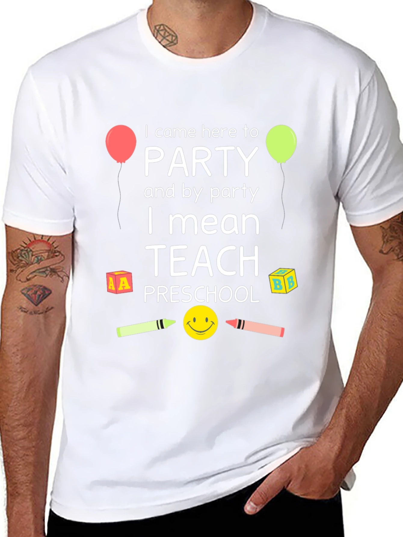 Preschool Teacher Party T-Shirt