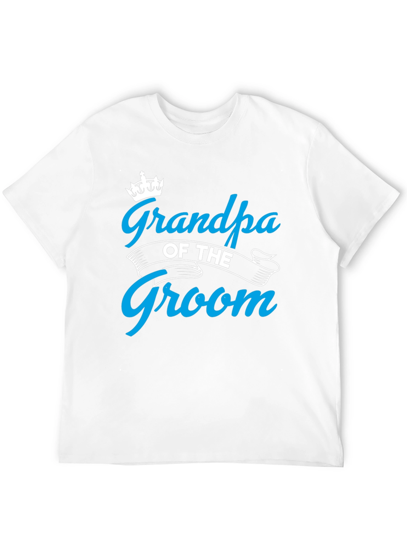 Grandpa of the Groom Black T-Shirt