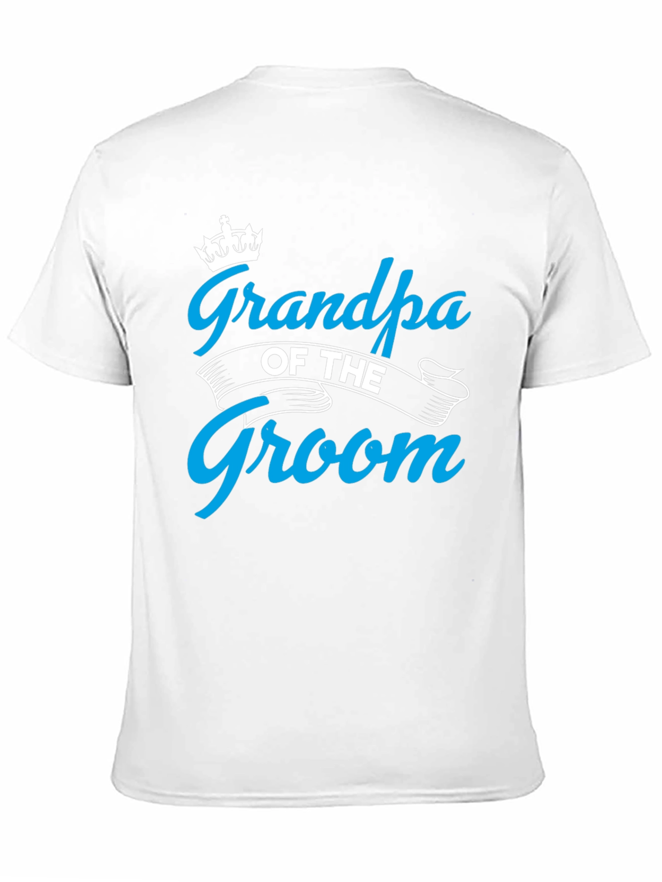 Grandpa of the Groom Black T-Shirt