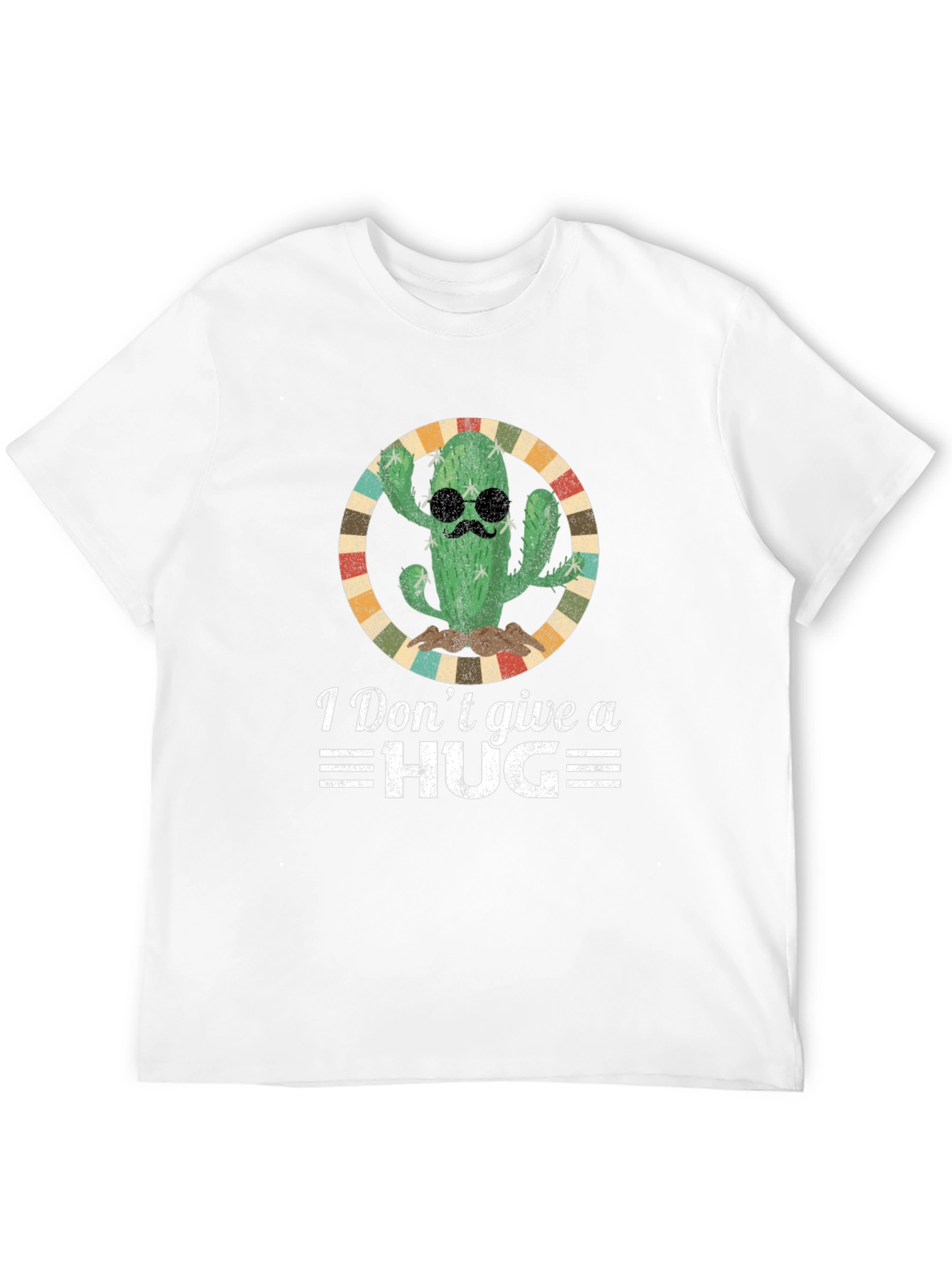 I Dont Give a Hug T-Shirt Cactus Graphic Tee