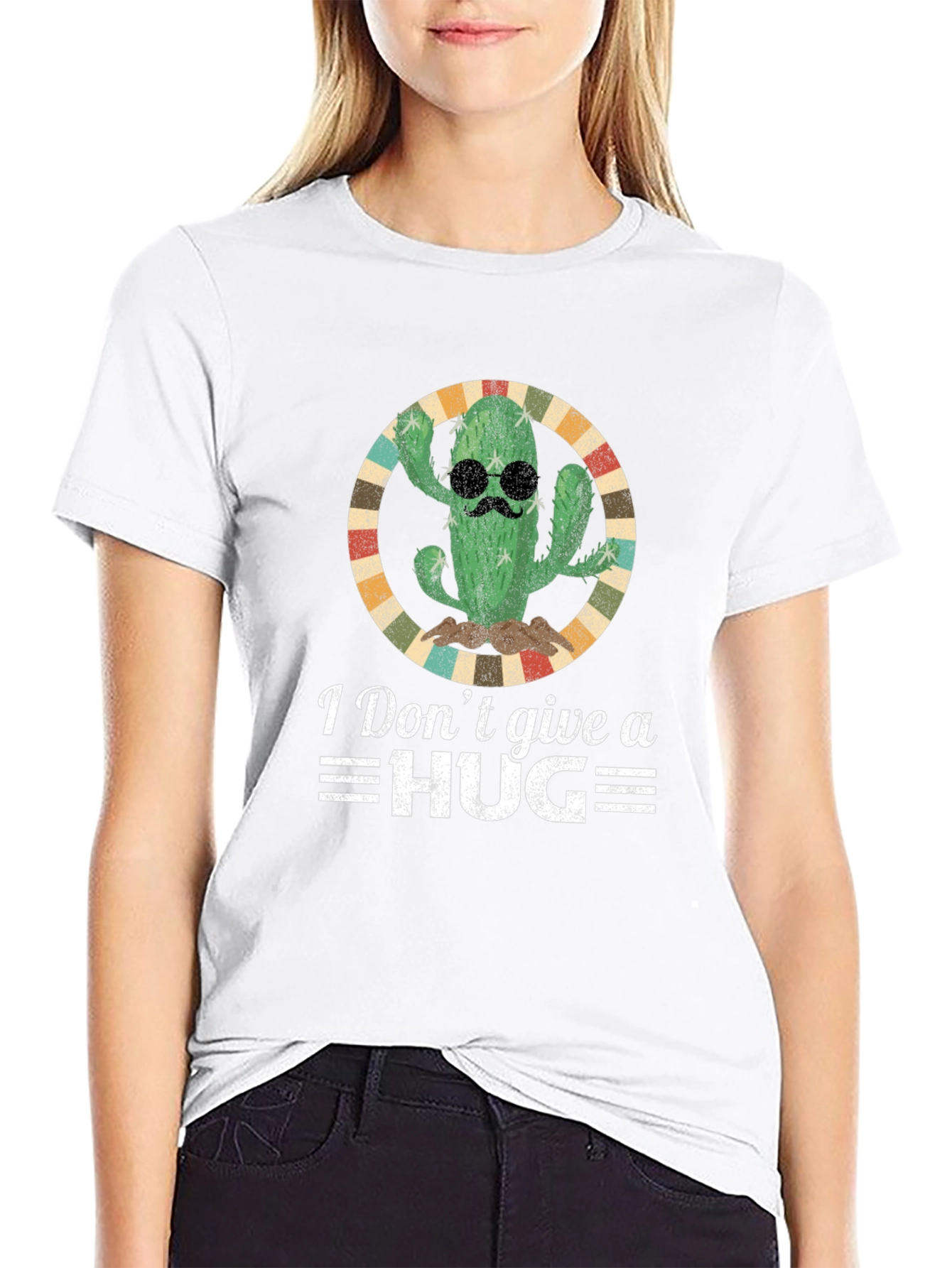 I Dont Give a Hug T-Shirt Cactus Graphic Tee