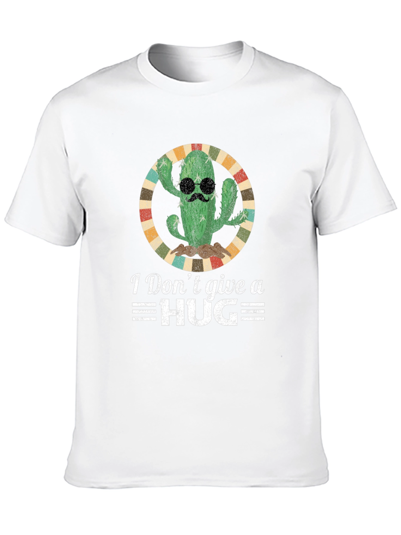 I Dont Give a Hug T-Shirt Cactus Graphic Tee