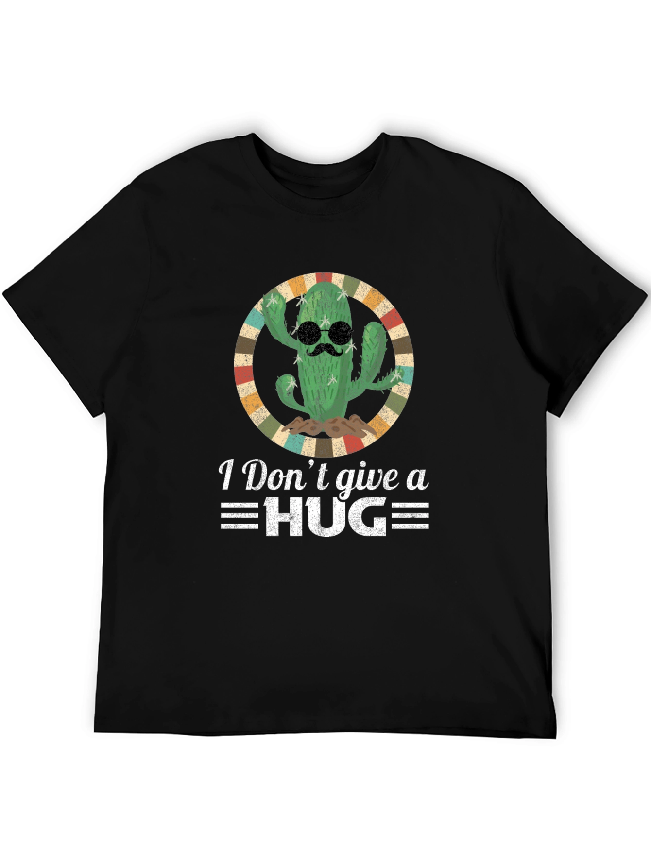 I Dont Give a Hug T-Shirt Cactus Graphic Tee