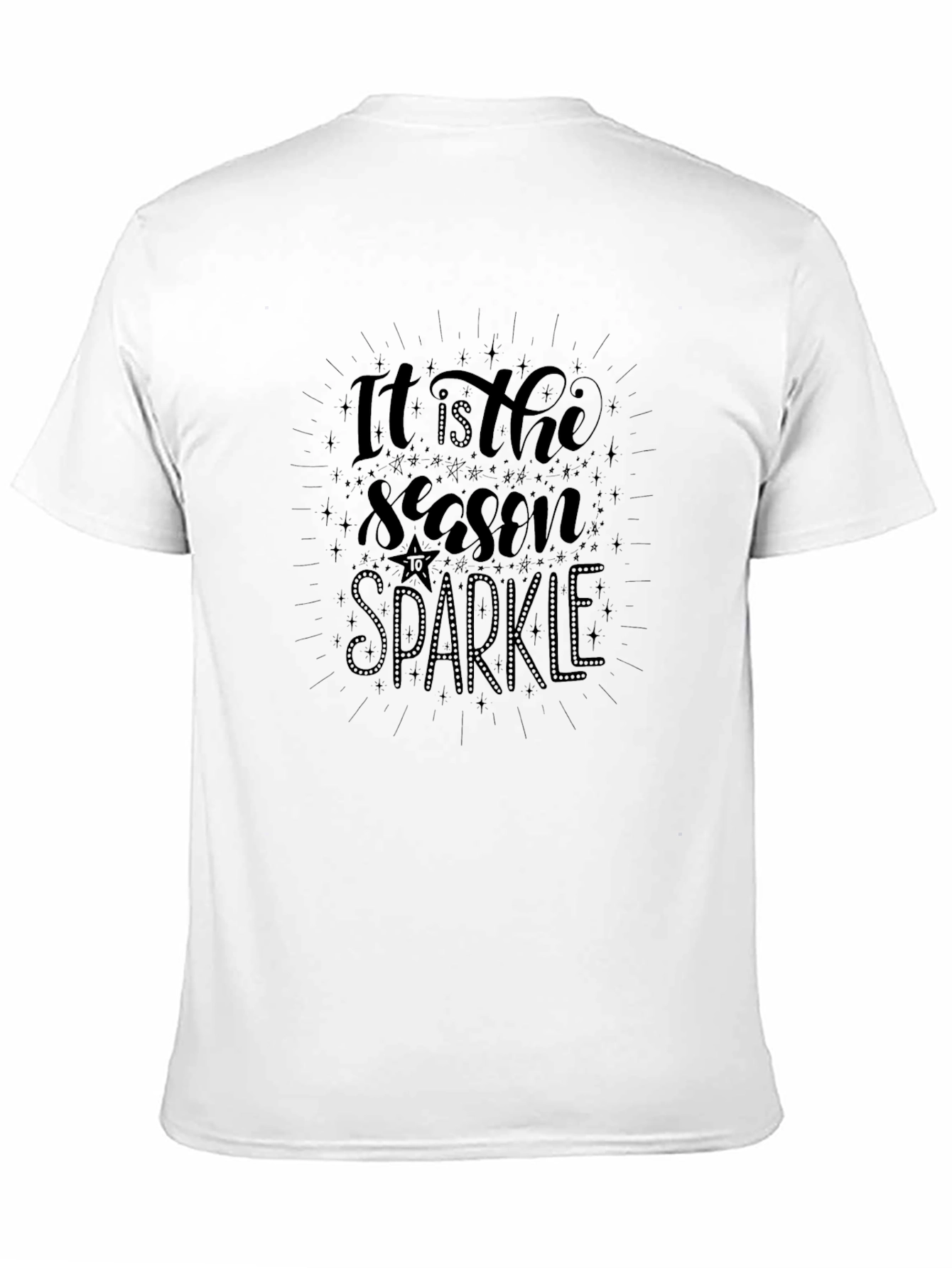 Its the Season to Sparkle Black Graphic Tee