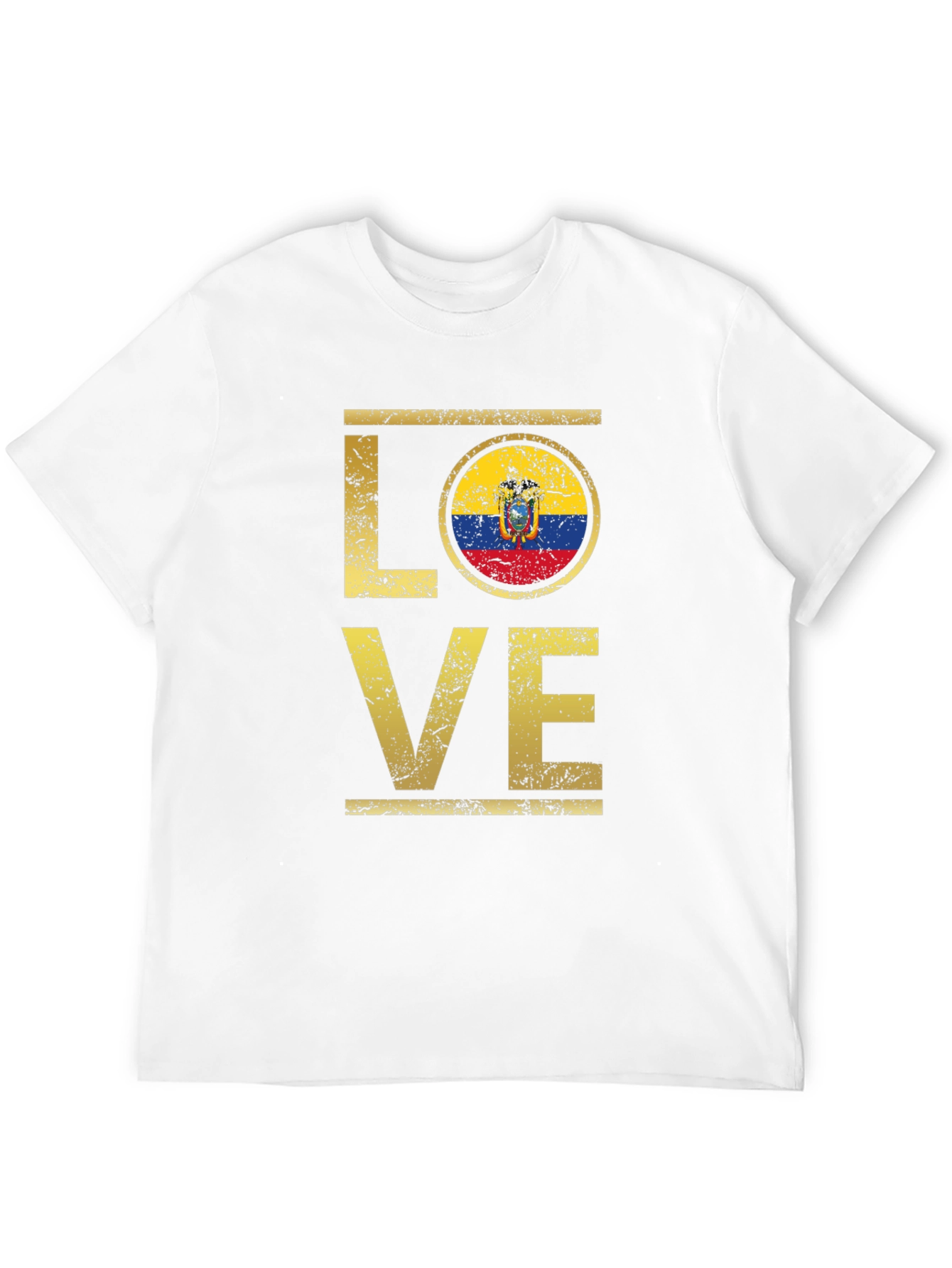 Ecuador Flag Love T-Shirt