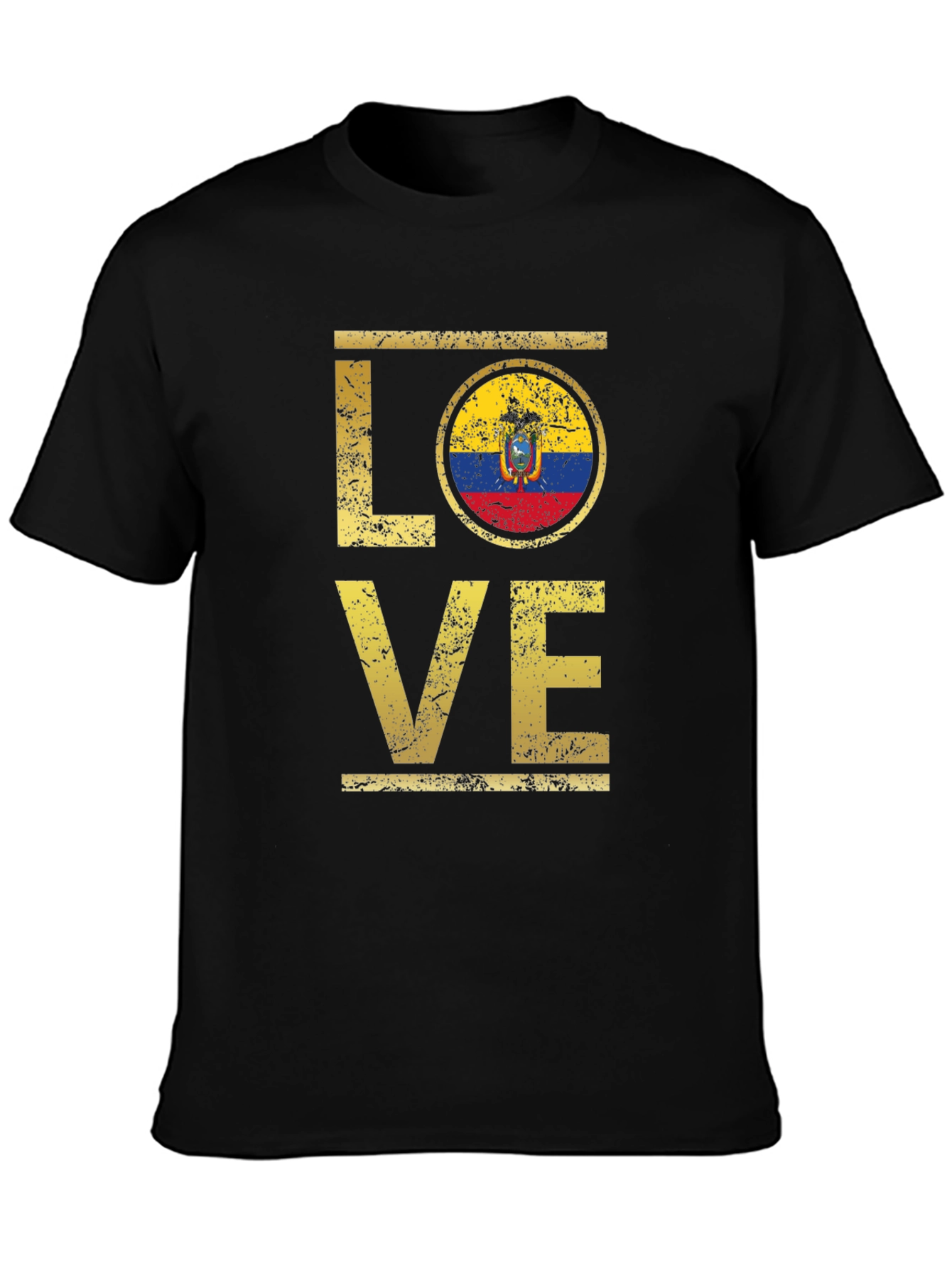 Ecuador Flag Love T-Shirt