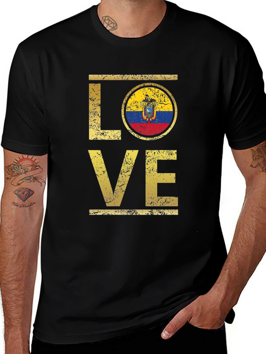 Ecuador Flag Love T-Shirt